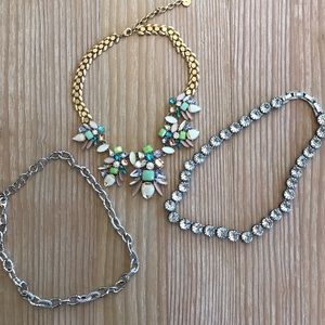 3 Stella & Dot statement chokers